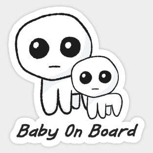 Autism Creature / TBH Baby On Board Sticker